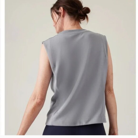 ATHLETA Seasoft Tank Top Coastline Blue Size Medium - Picture 3 of 7